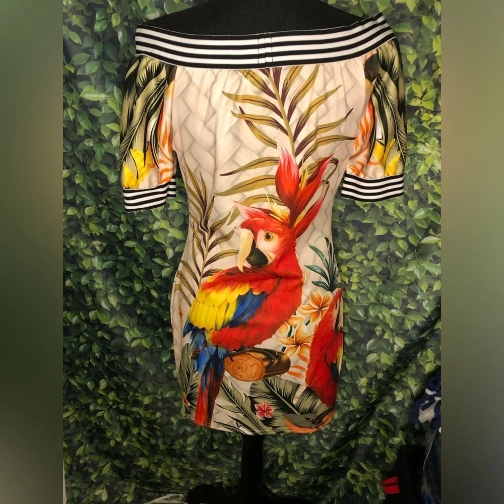 CBR Tropical Vacation Vibes Mini Dress Size XL - Picture 11 of 14